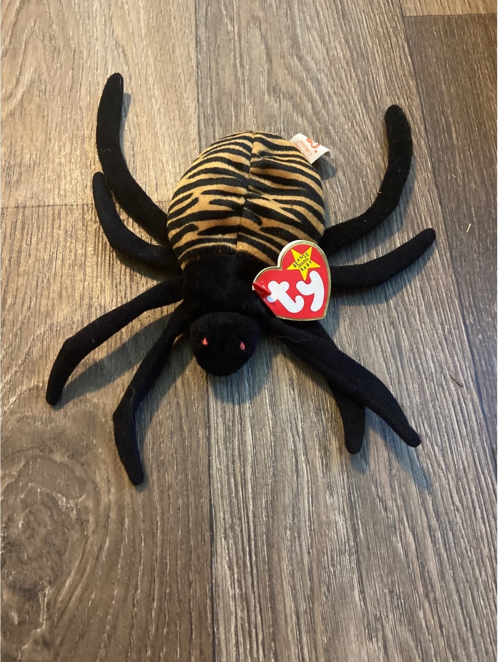 Ty Beanie Babies Collection Spinner Plush Spider